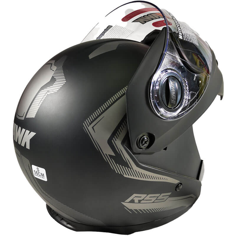 Casco Rebatible Para Moto Hawk