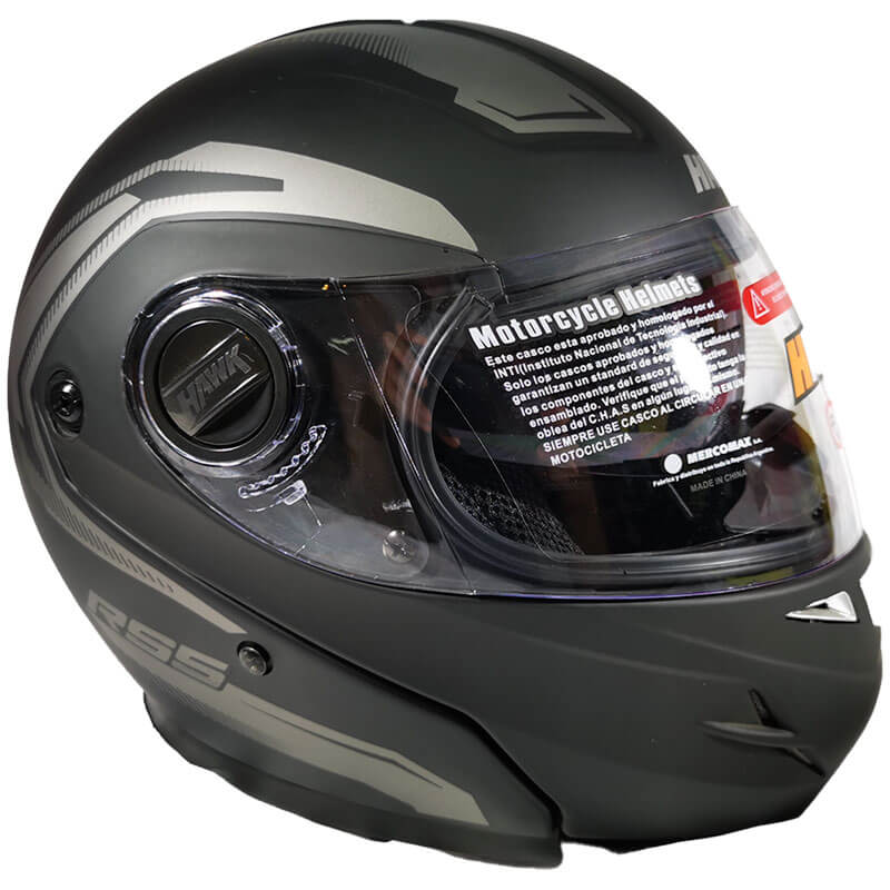 Casco Rebatible Para Moto Hawk
