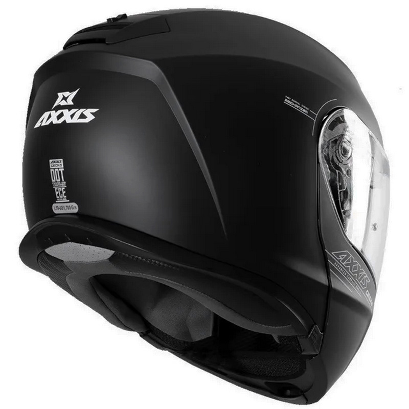 Casco Axxis GECKO - Negro Mate - Imagen 2