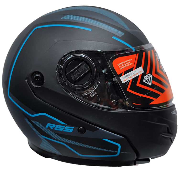 Casco Rebatible Hawk Rs5 Resistance Sophie - Imagen 3