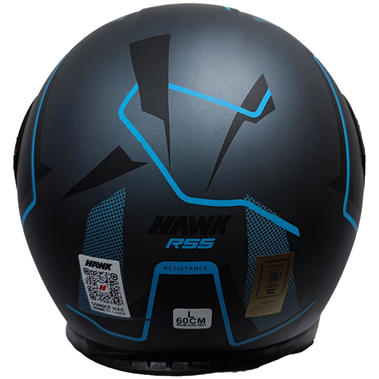 Casco Rebatible Hawk Rs5 Resistance Sophie - Imagen 5