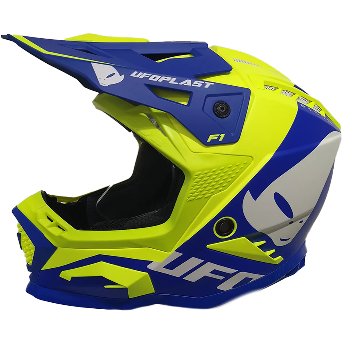 Casco Enduro MX UFO Echus Yellow - Imagen 2