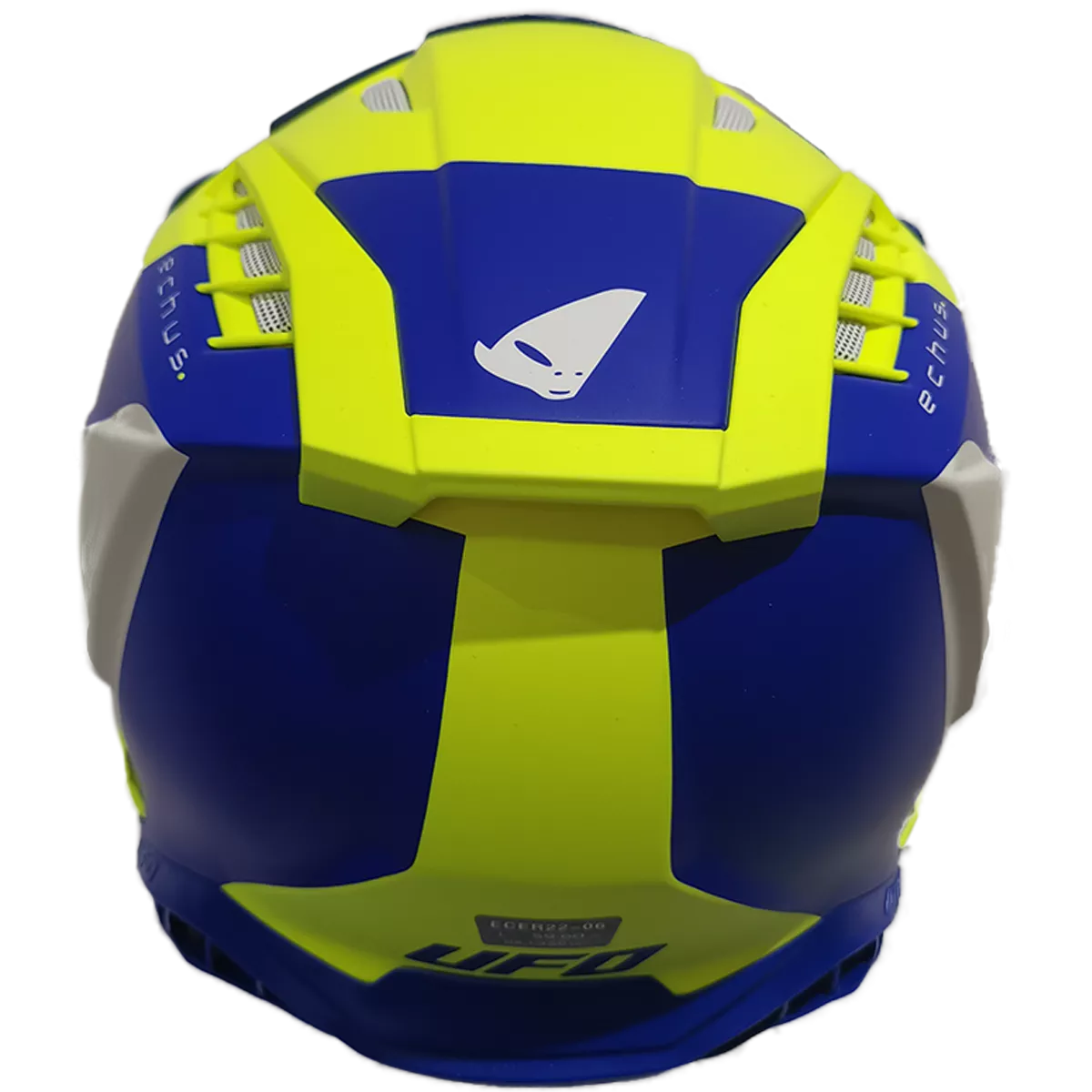 Casco Enduro MX UFO Echus Yellow - Imagen 4