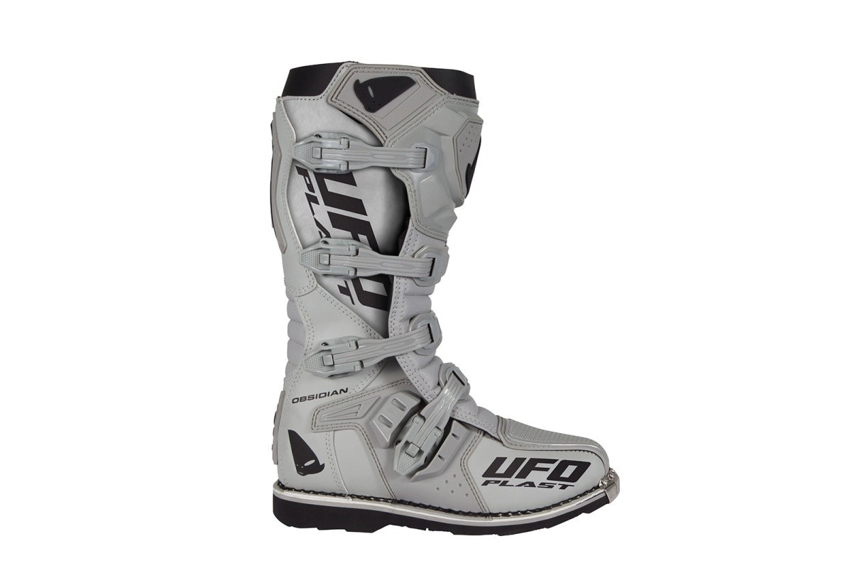 Botas Motocross Ufo Obsidian Gris - Imagen 5