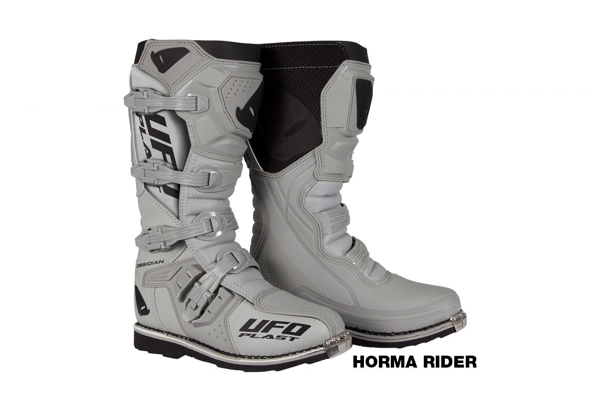 Botas Motocross Ufo Obsidian Gris