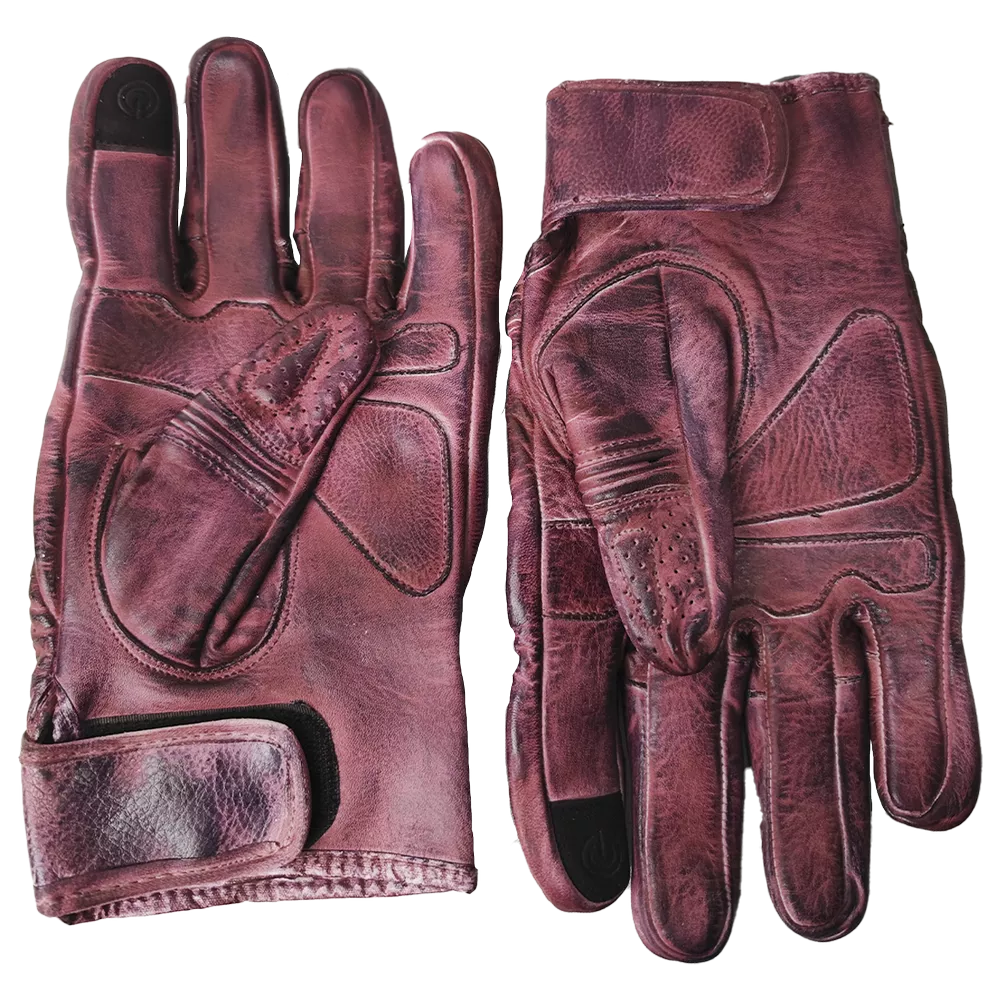 GUANTES JYV RACE NOCTUA - BORDO - Imagen 2