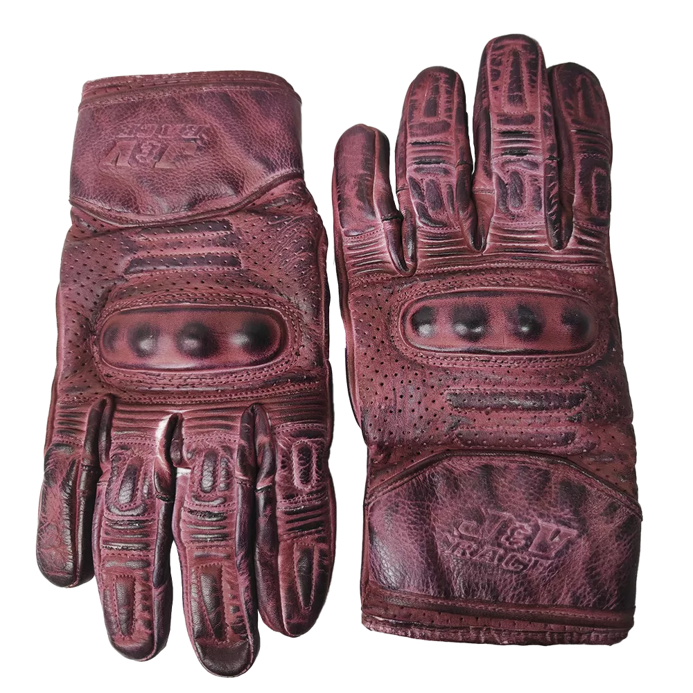 GUANTES JYV RACE NOCTUA - BORDO