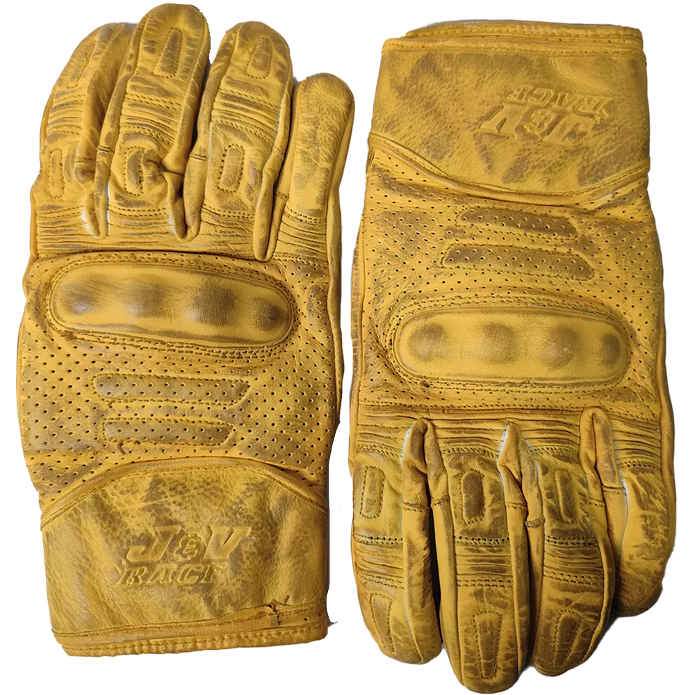 GUANTES JYV RACE NOCTUA - AMARILLO