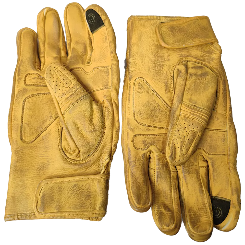 GUANTES JYV RACE NOCTUA - AMARILLO - Imagen 4