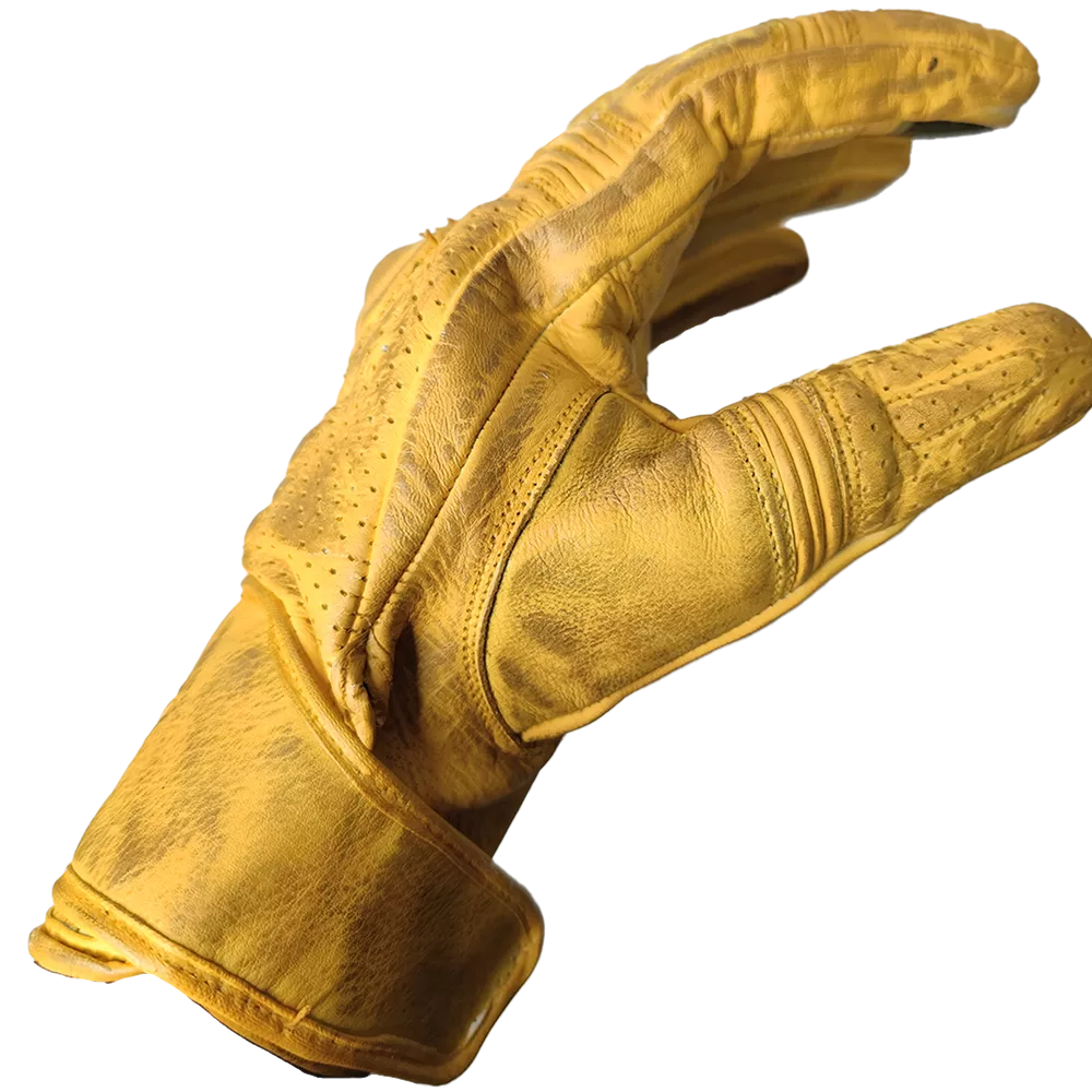 GUANTES JYV RACE NOCTUA - AMARILLO - Imagen 2