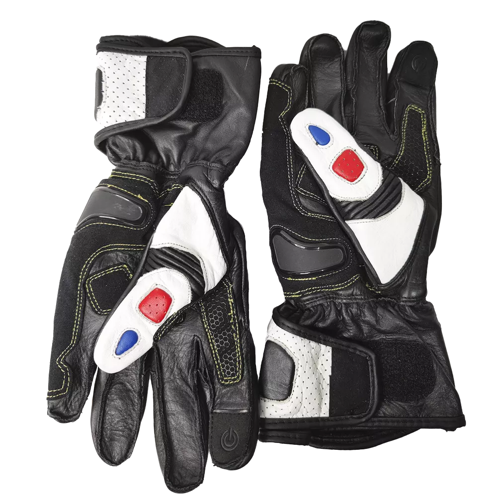 Guantes JyV Race STRIX – AZUL/ROJO - Imagen 3