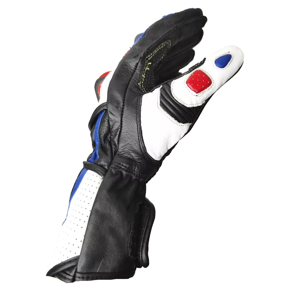 Guantes JyV Race STRIX – AZUL/ROJO - Imagen 4
