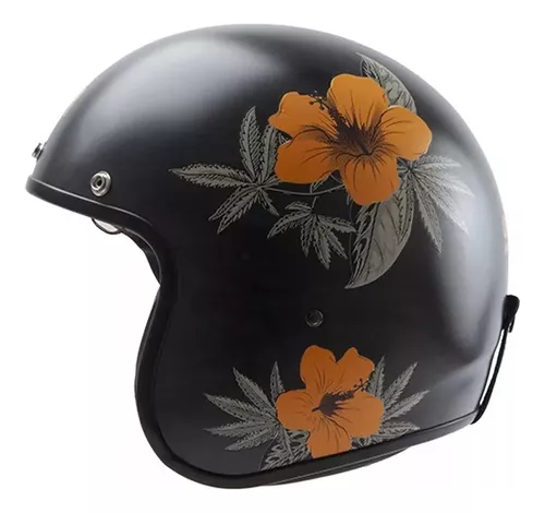 Casco Abierto Hawk 721 Ohana Amarillo - Imagen 4