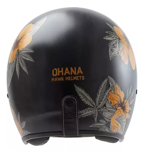 Casco Abierto Hawk 721 Ohana Amarillo - Imagen 5
