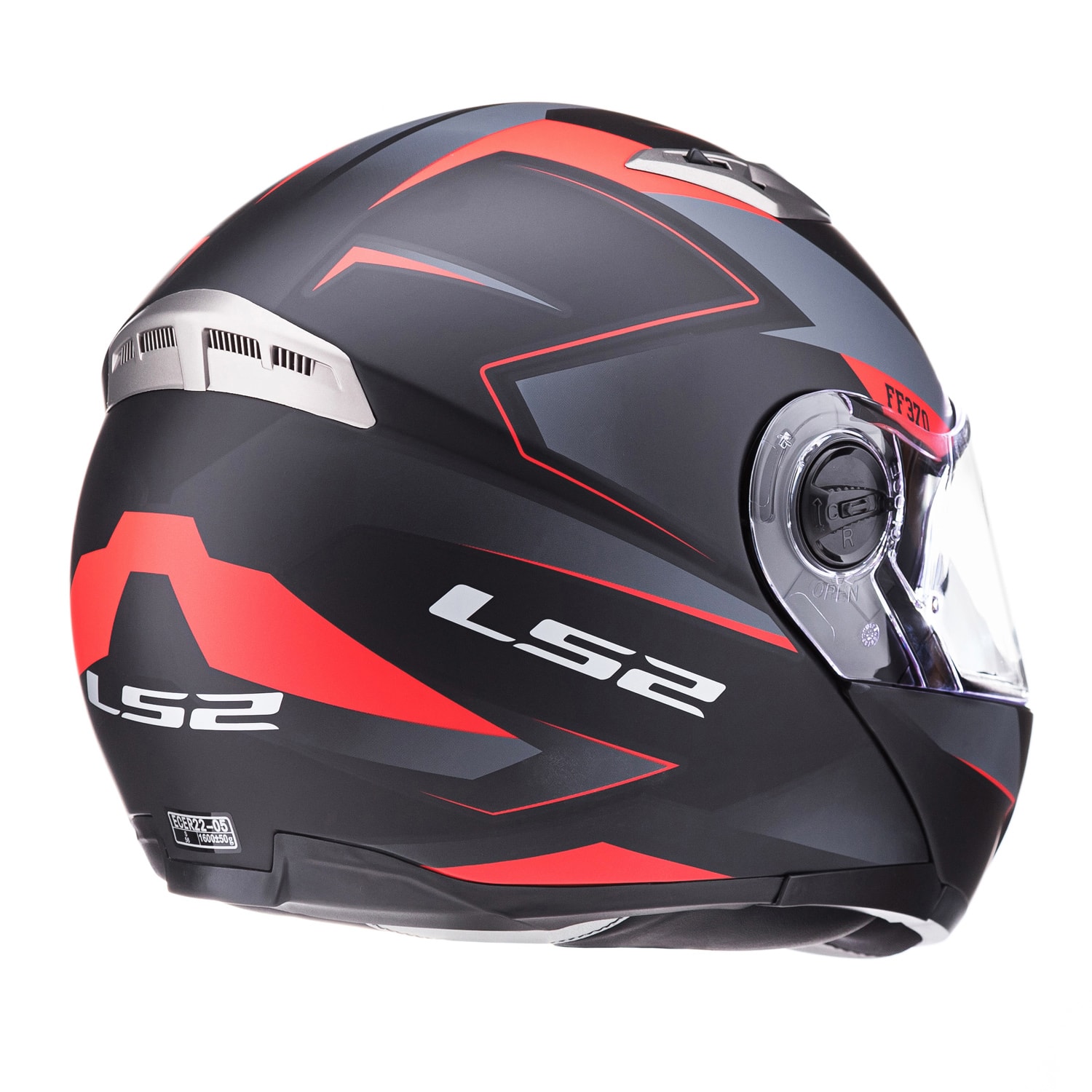 Casco Rebatible LS2 FF370 STRIPE ROJO - Imagen 4