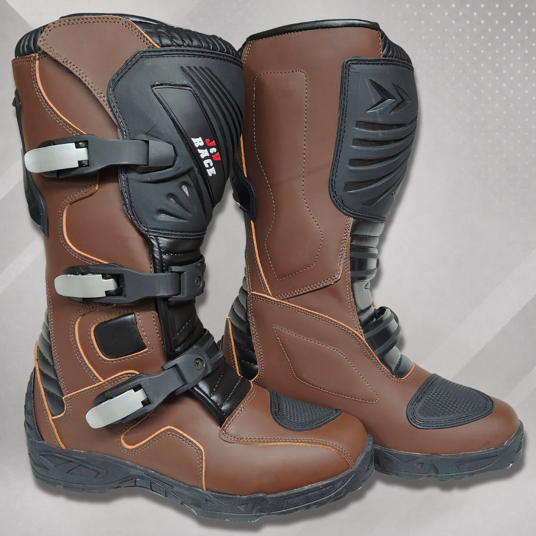 Botas MX Enduro JyV Race - Dust 2025 - Marron