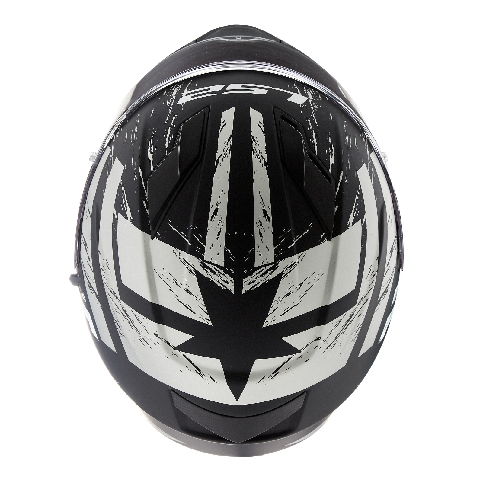 Casco LS2 FF320 Stream Evo Hunter negro gris - Imagen 4