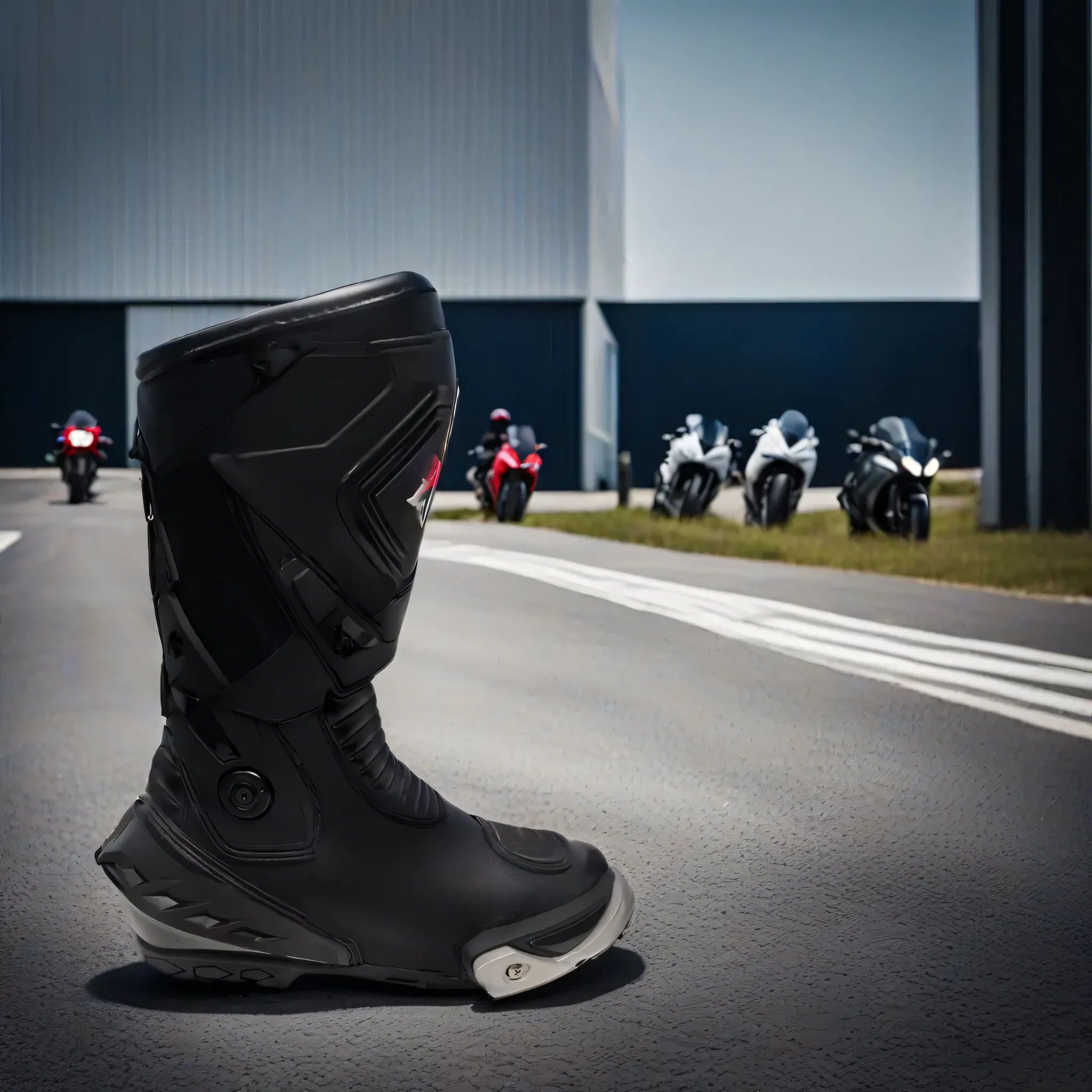Botas de Pista JyV Race - Demon Negras - Imagen 6
