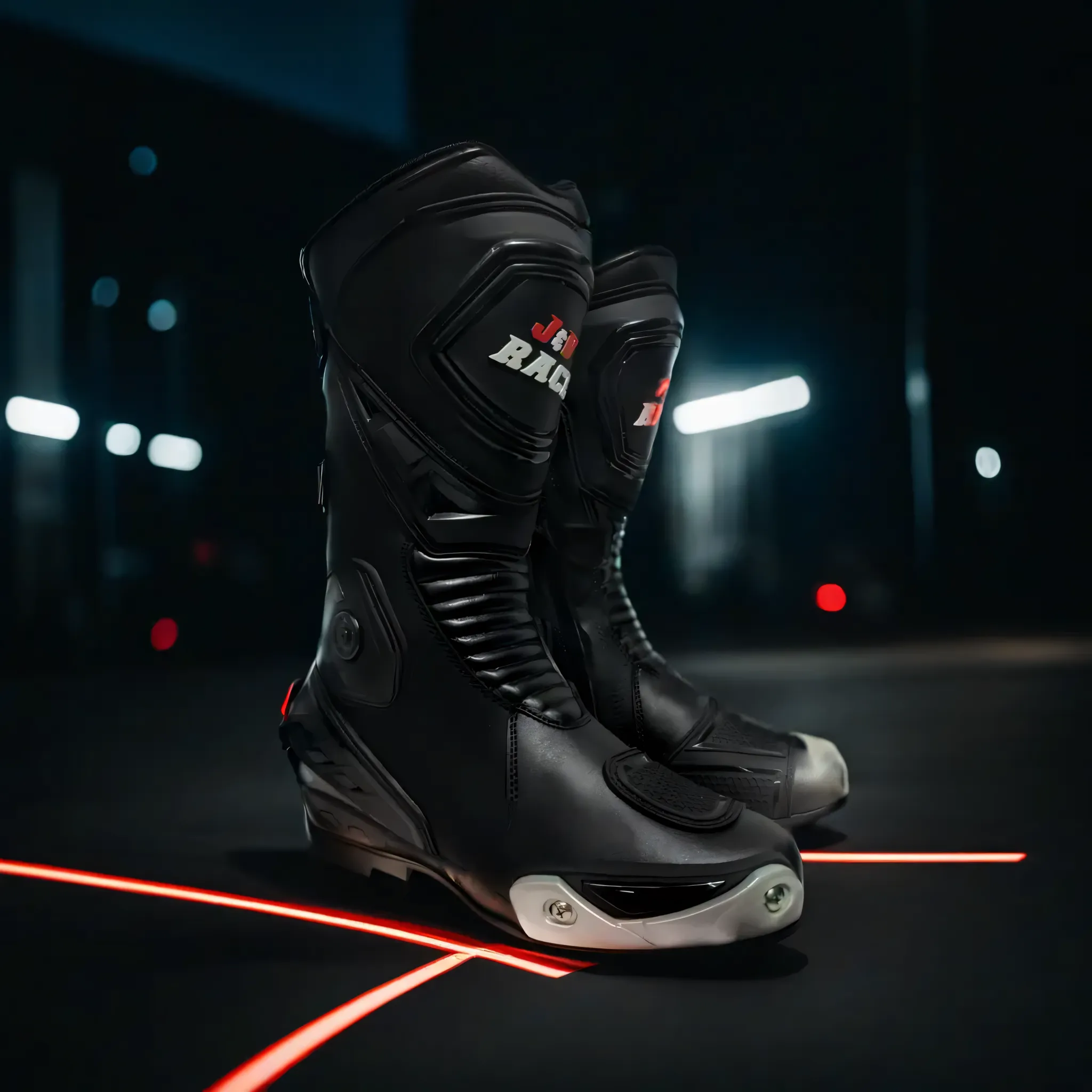 Botas de Pista JyV Race - Demon Negras - Imagen 5