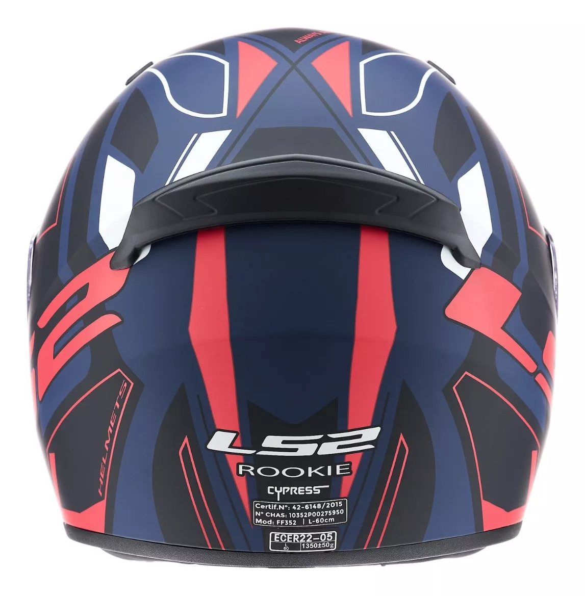 Casco LS2 FF352 Cypress Rojo Azul - Imagen 4