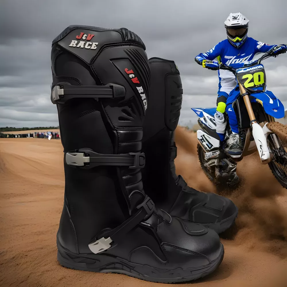 Botas MX Enduro JyV Race - Dust Negras - Imagen 5