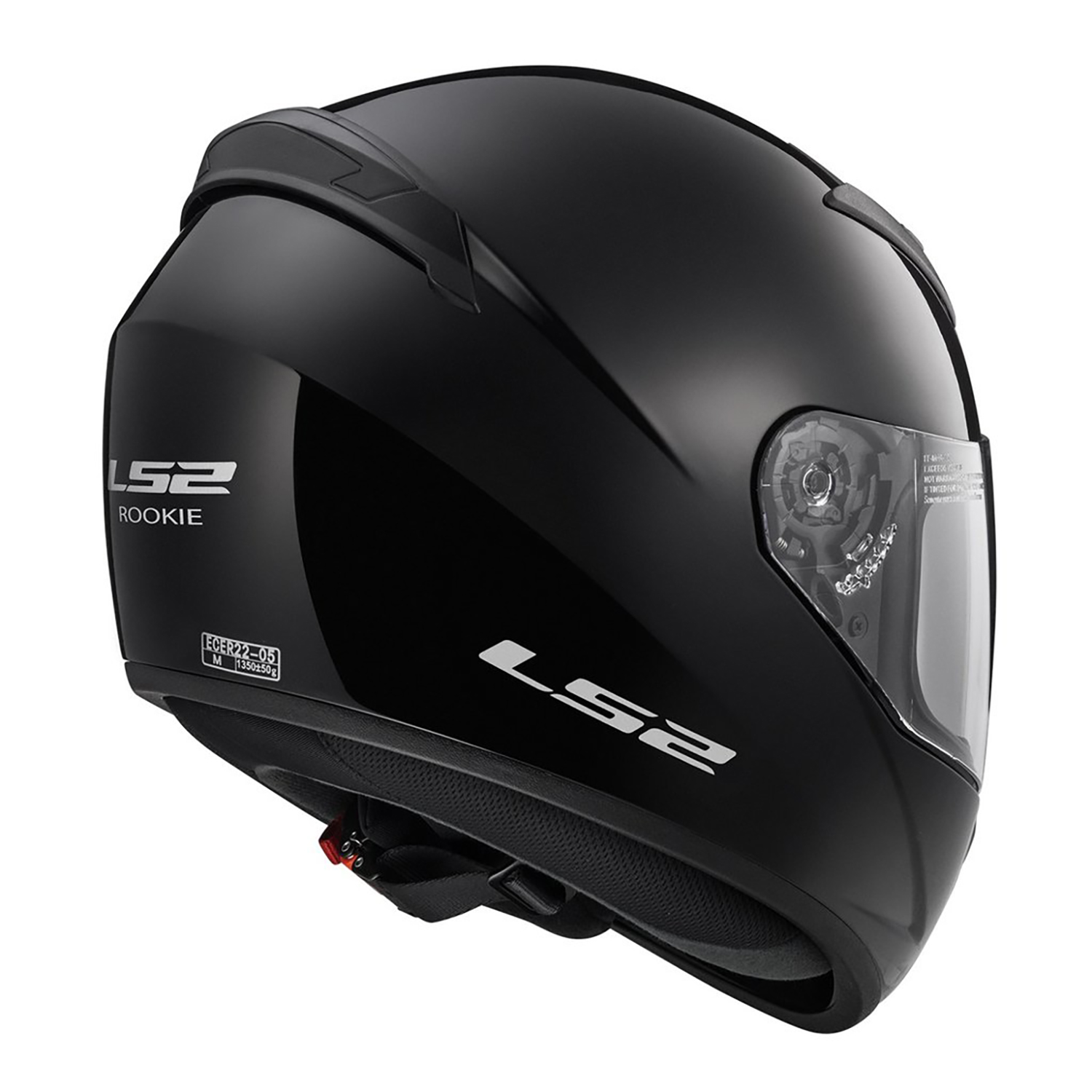 Casco LS2 Rookie 352-Negro Brillante - Imagen 2