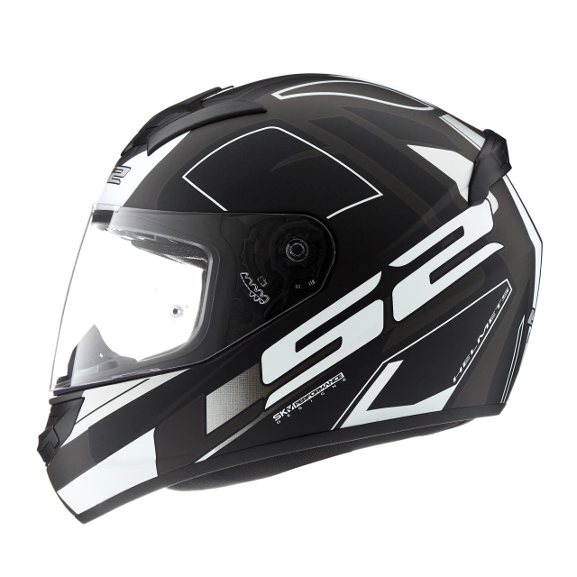 Casco LS2 FF352 Cypress negro blanco - Imagen 3