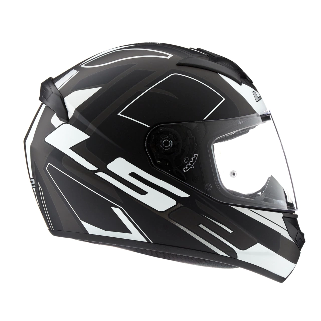 Casco LS2 FF352 Cypress negro blanco