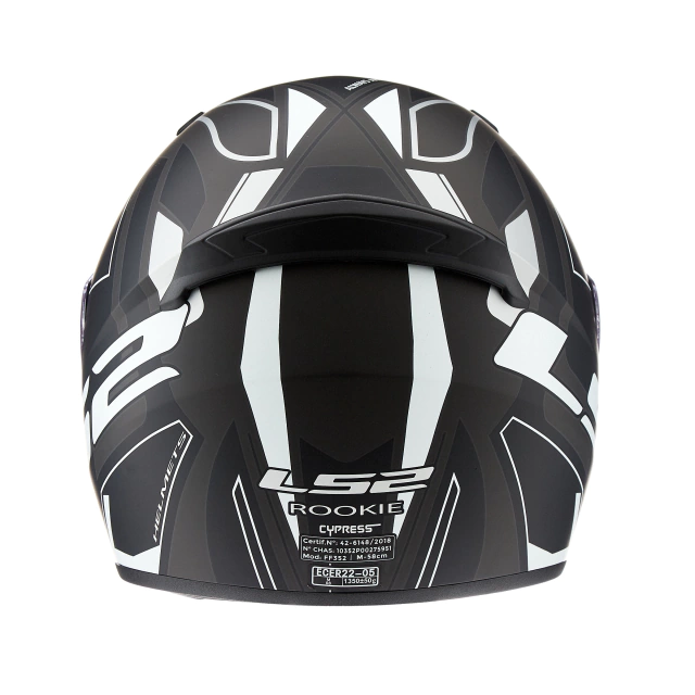 Casco LS2 FF352 Cypress negro blanco - Imagen 4