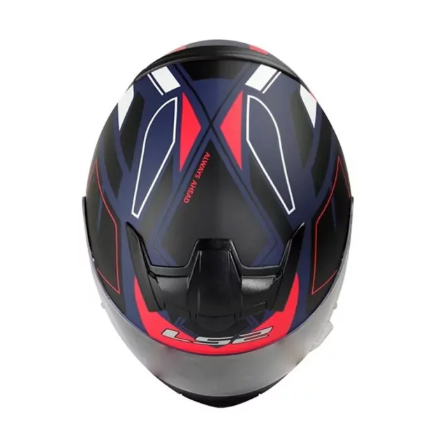Casco LS2 FF352 Cypress Rojo Azul - Imagen 5