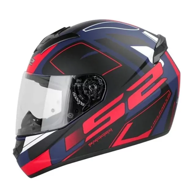 Casco LS2 FF352 Cypress Rojo Azul