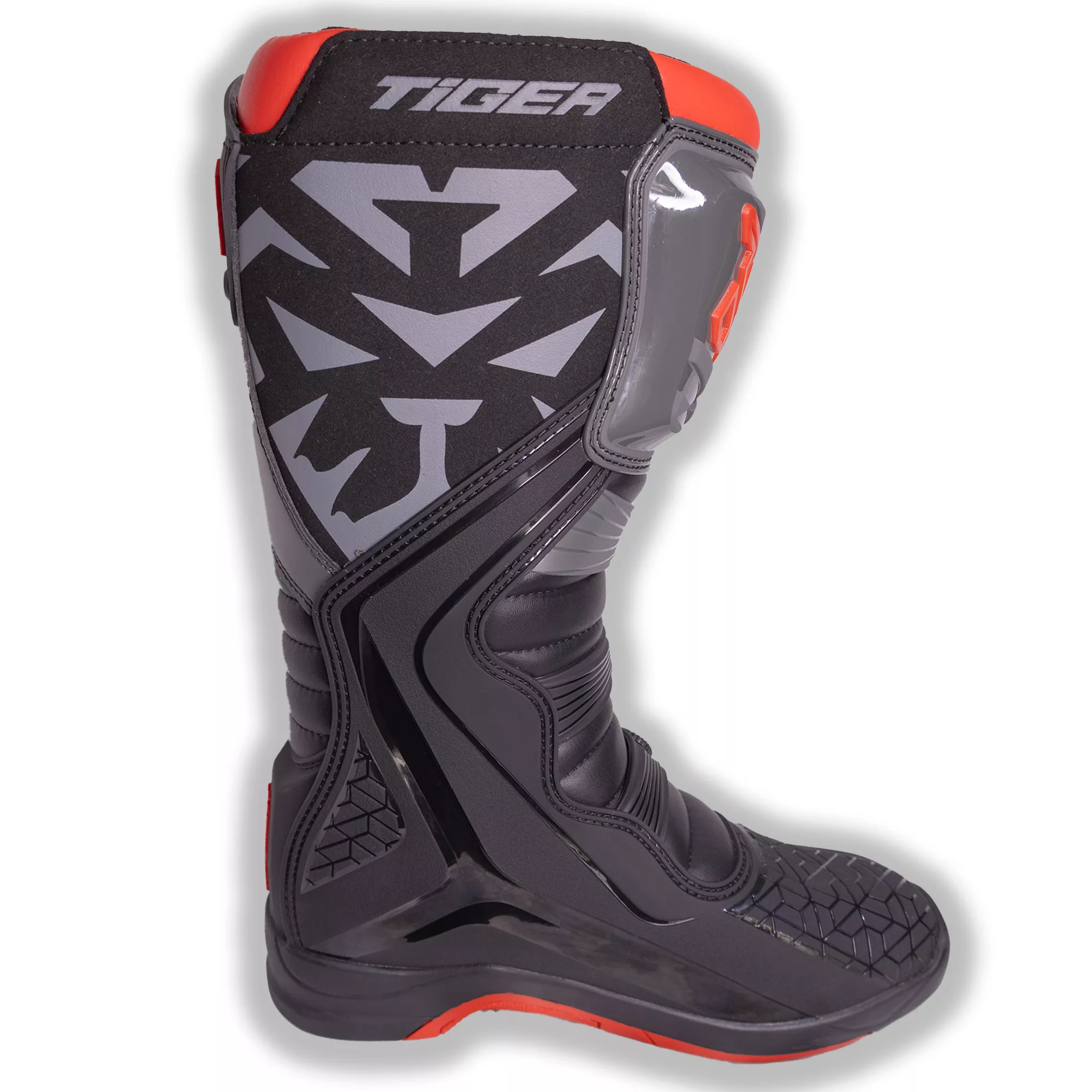 Botas Motocross Enduro Tiger Racing T2 Rojo/Negro - Imagen 4