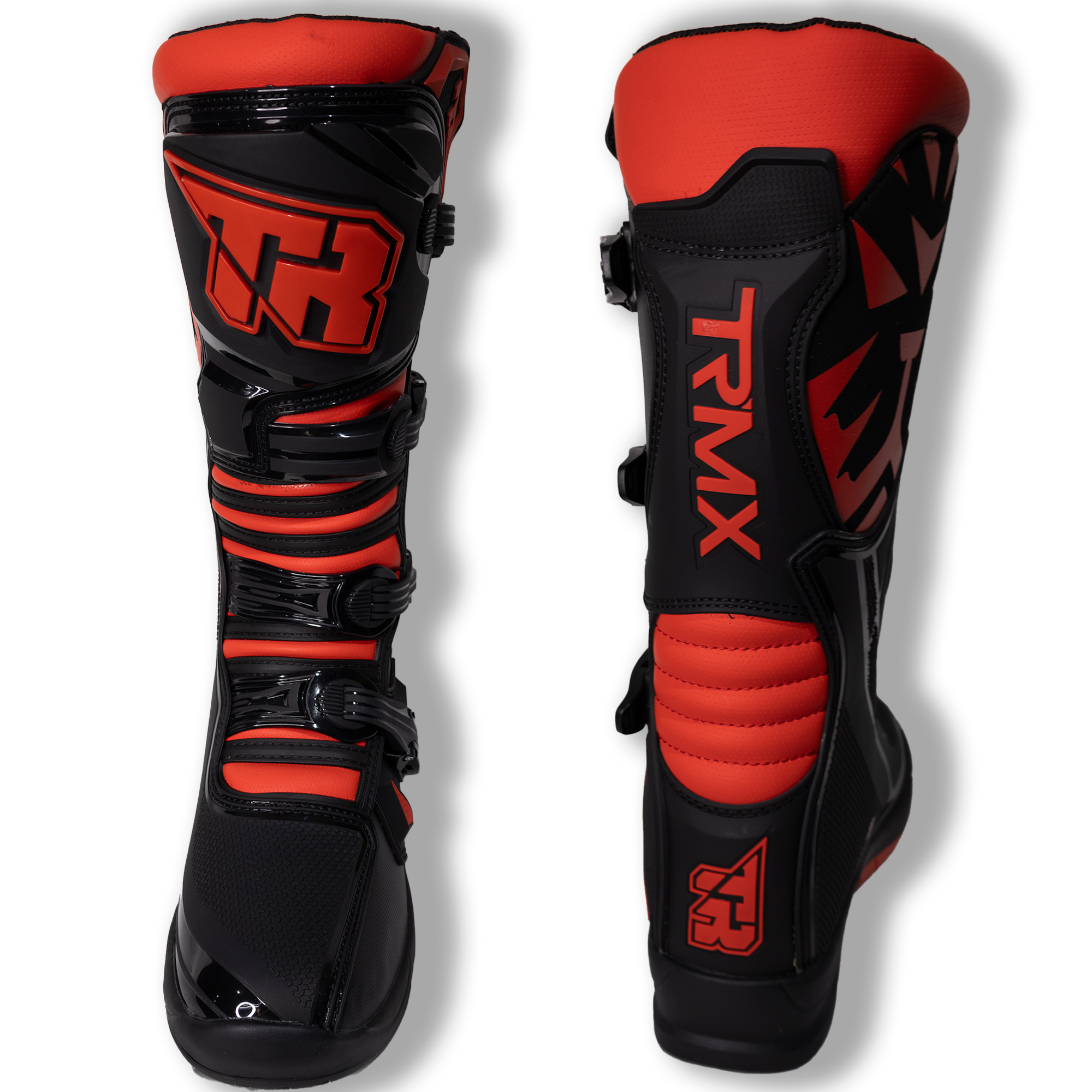 Botas Motocross Enduro Tiger Racing T3 Rojo/Negro - Imagen 4