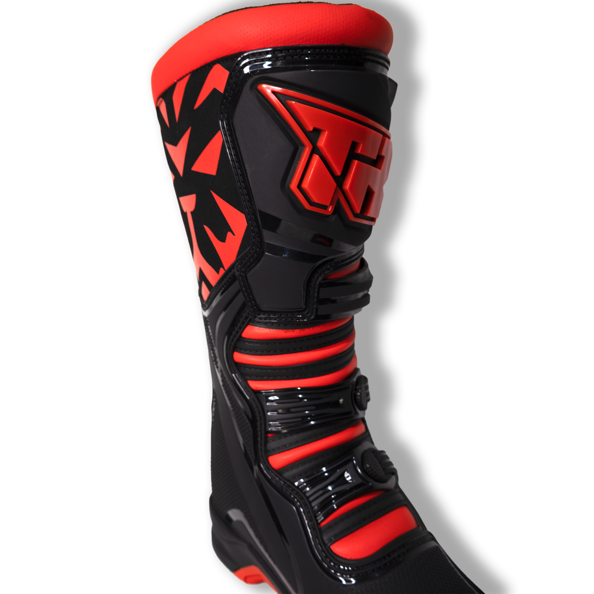 Botas Motocross Enduro Tiger Racing T3 Rojo/Negro - Imagen 3