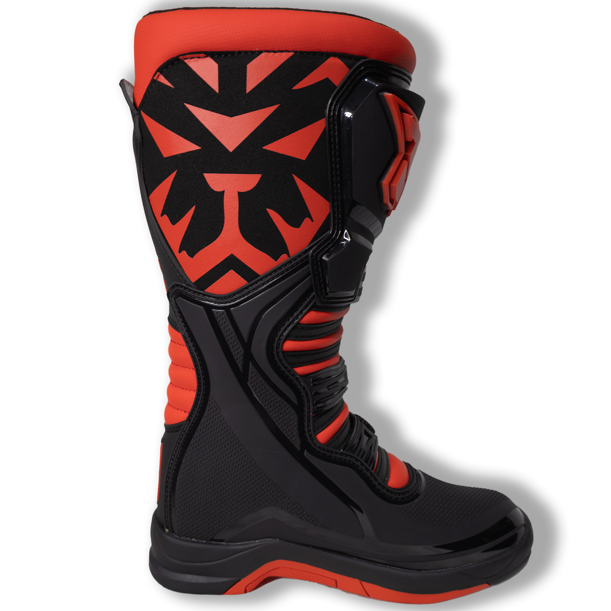 Botas Motocross Enduro Tiger Racing T3 Rojo/Negro - Imagen 2