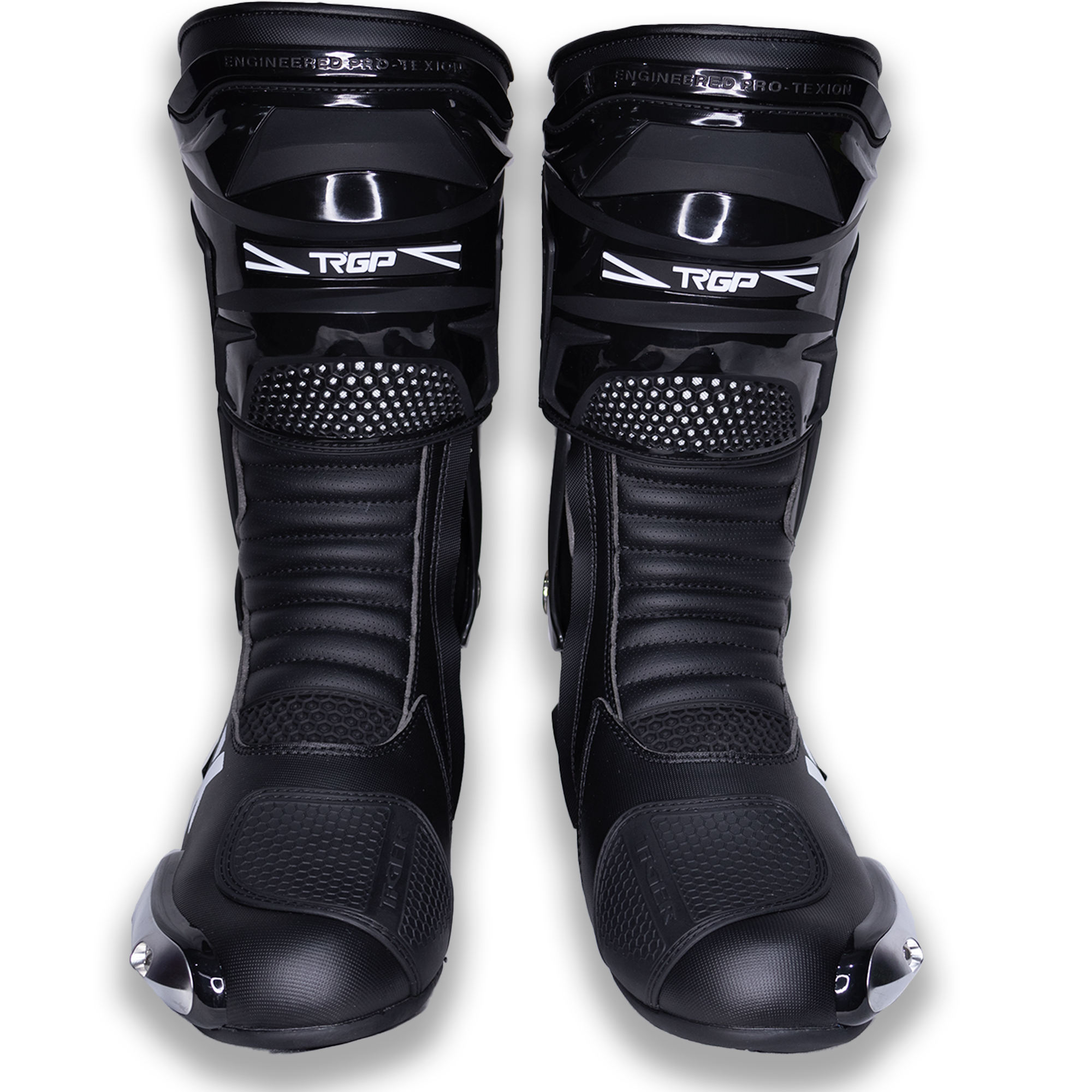 Botas de Pista Tiger Racing X-One Negras - Imagen 2