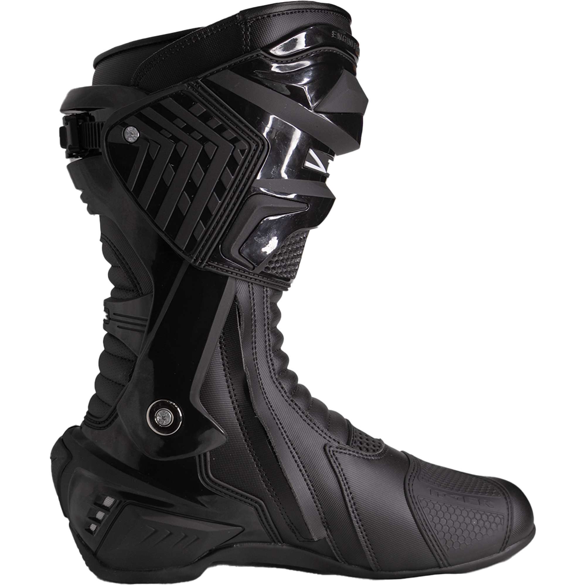 Botas de Pista Tiger Racing X-One Negras - Imagen 5