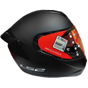 Casco Ls2 352 Rookie Spoiler Negro Mate