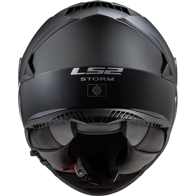 Casco LS2 800 Storm Solid Negro Mate - Imagen 3
