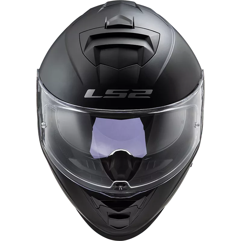 Casco LS2 800 Storm Solid Negro Mate - Imagen 2