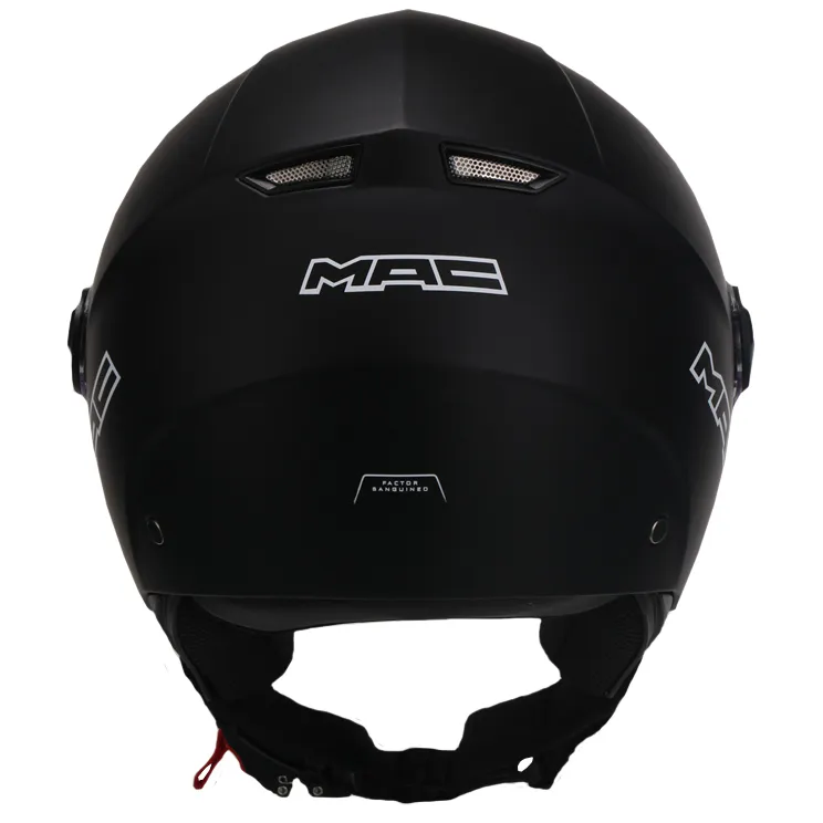 Casco Abierto MAC Beat Negro Mate - Imagen 4