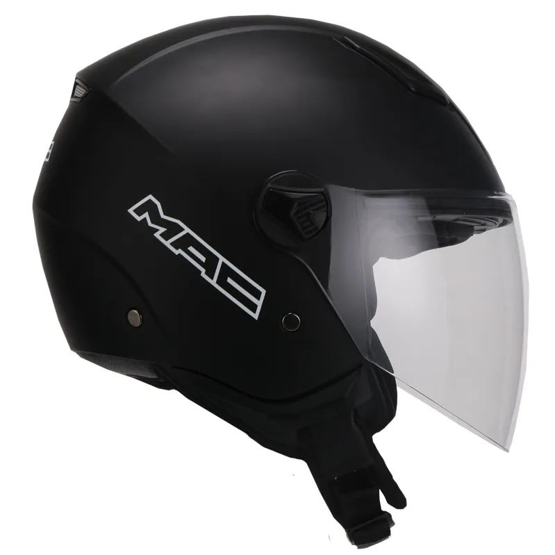Casco Abierto MAC Beat Negro Mate - Imagen 5