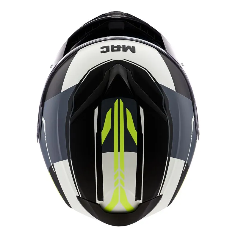 Casco Rebatible MAC Rock Doble visor FF908 amarillo/gris - Imagen 4
