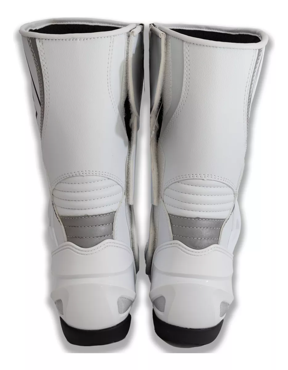 Botas para Pista Tiger Racing T1 Blancas - Imagen 3