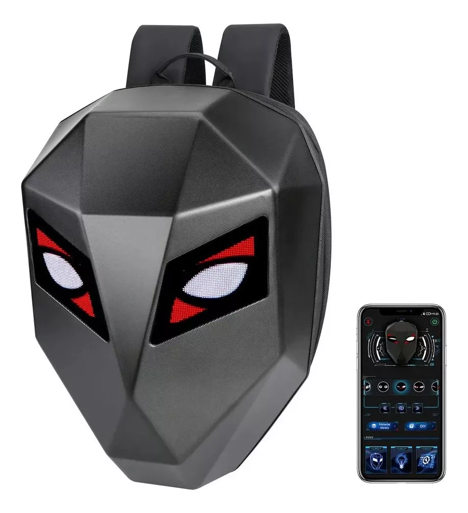 Mochila Semi-Rigida Led Inteligente programable - Imagen 2