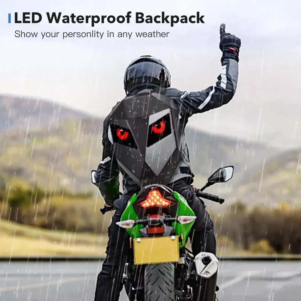 Mochila Semi-Rigida Led Inteligente programable - Imagen 3