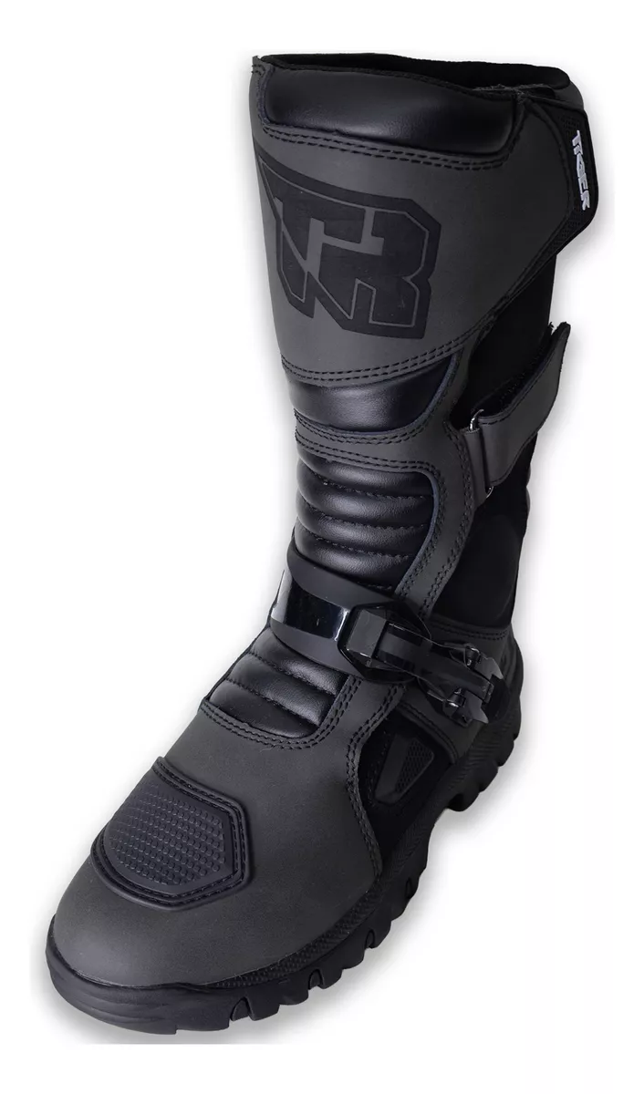 Botas Motocross / Enduro Tiger Racing ADV Negro - Imagen 4