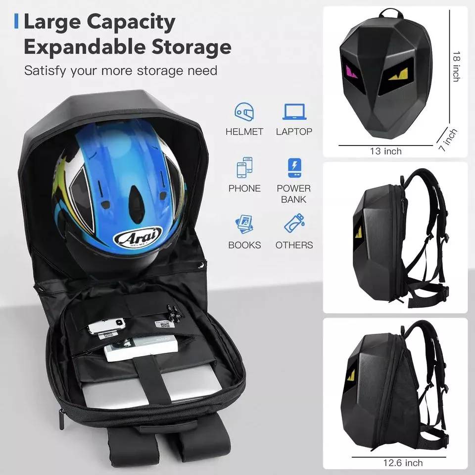 Mochila Semi-Rigida Led Inteligente programable - Imagen 5