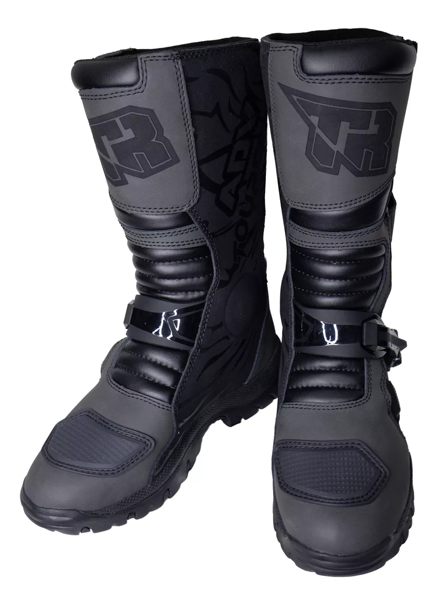 Botas Motocross / Enduro Tiger Racing ADV Negro - Imagen 2