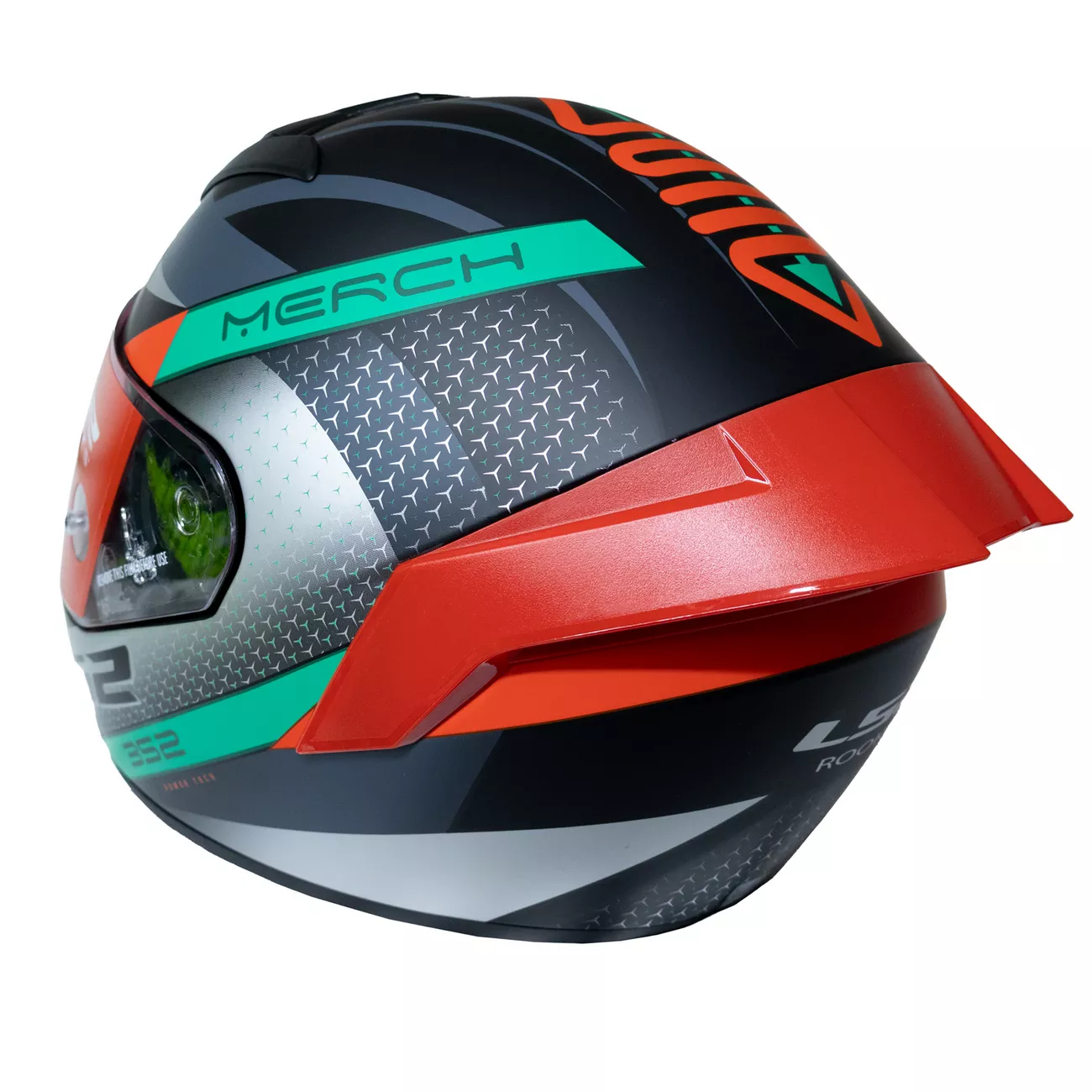 casco ls2 352 rookie merch rojo